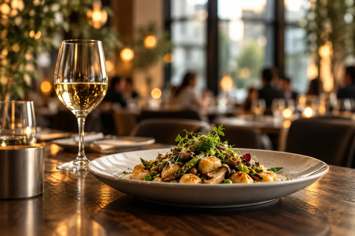 Look-Vergleich eines Restaurantmotivs